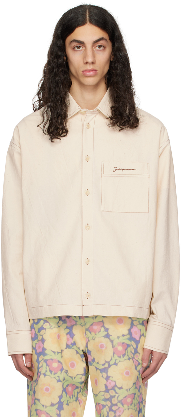 Jacquemus Off-White Le Papier 'La Chemise Papier' Shirt
