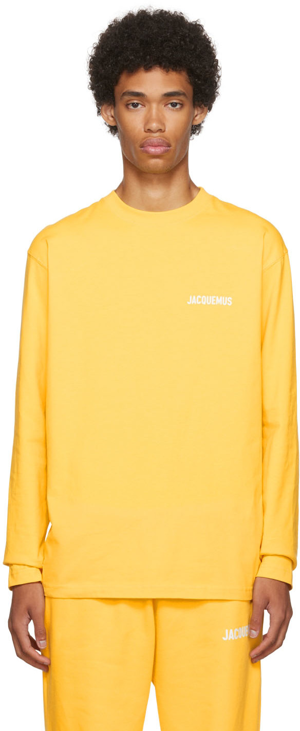 Jacquemus Yellow 'Le T-Shirt Manches Longues' Long Sleeve T-Shirt