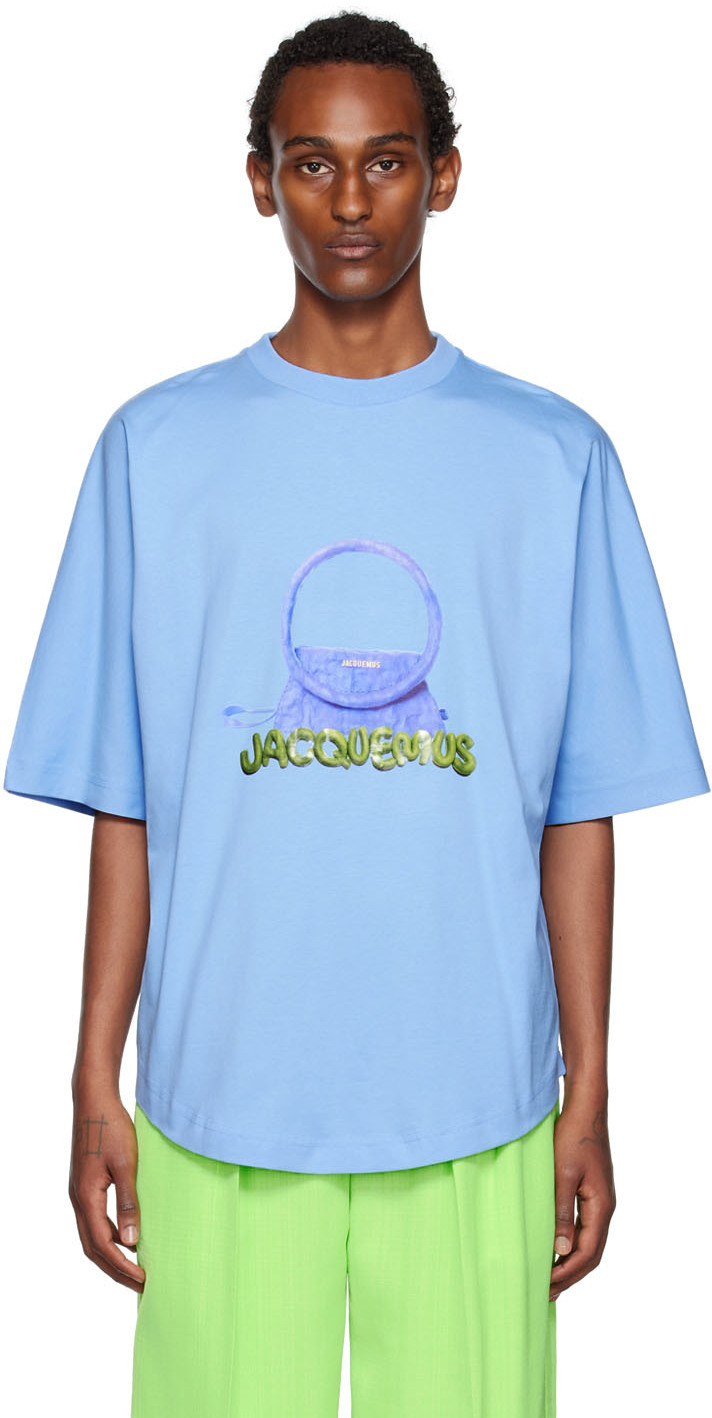 Jacquemus Blue Le Papier 'Le T-Shirt Sac Rond' T-Shirt
