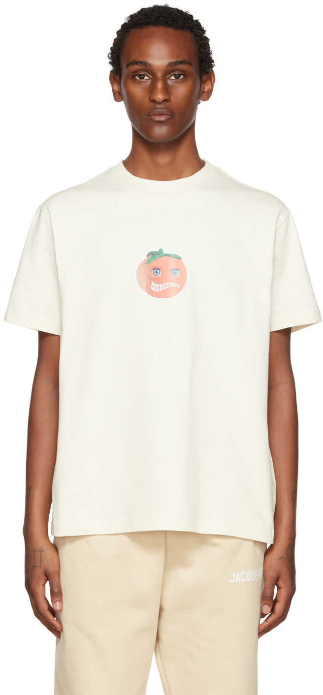Jacquemus Off-White Le Papier 'Le T-Shirt Tomate' T-Shirt