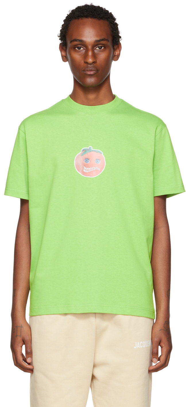 Jacquemus Green Le Papier 'Le T-Shirt Tomate' T-Shirt