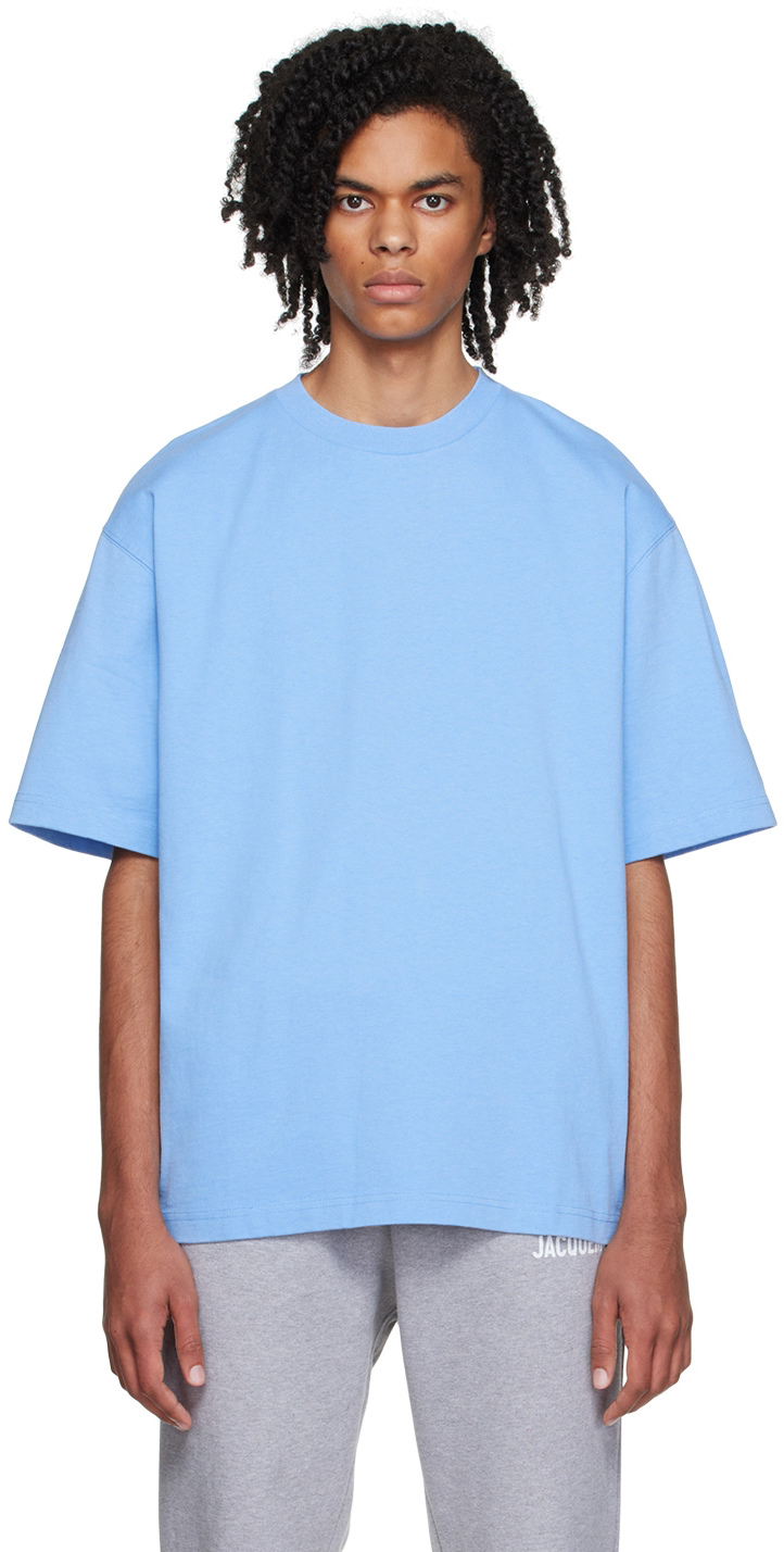 Jacquemus Blue Le Papier 'Le T-Shirt Crabe' T-Shirt