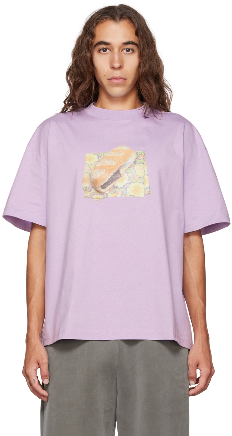 Jacquemus Purple Le Papier 'Le T-Shirt Pain au Lait' T-Shirt