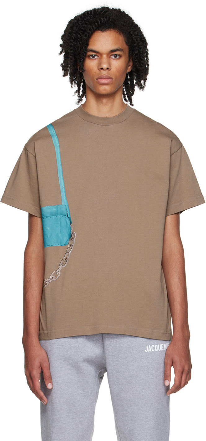 Jacquemus Brown Le Papier 'Le T-Shirt Ciuciu' T-Shirt