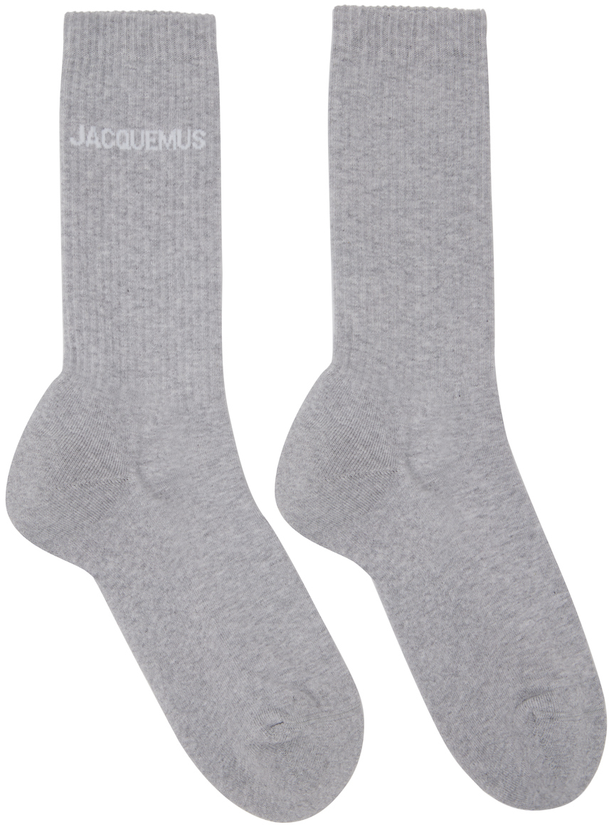 Jacquemus Gray 'Les Chaussettes Jacquemus' Socks