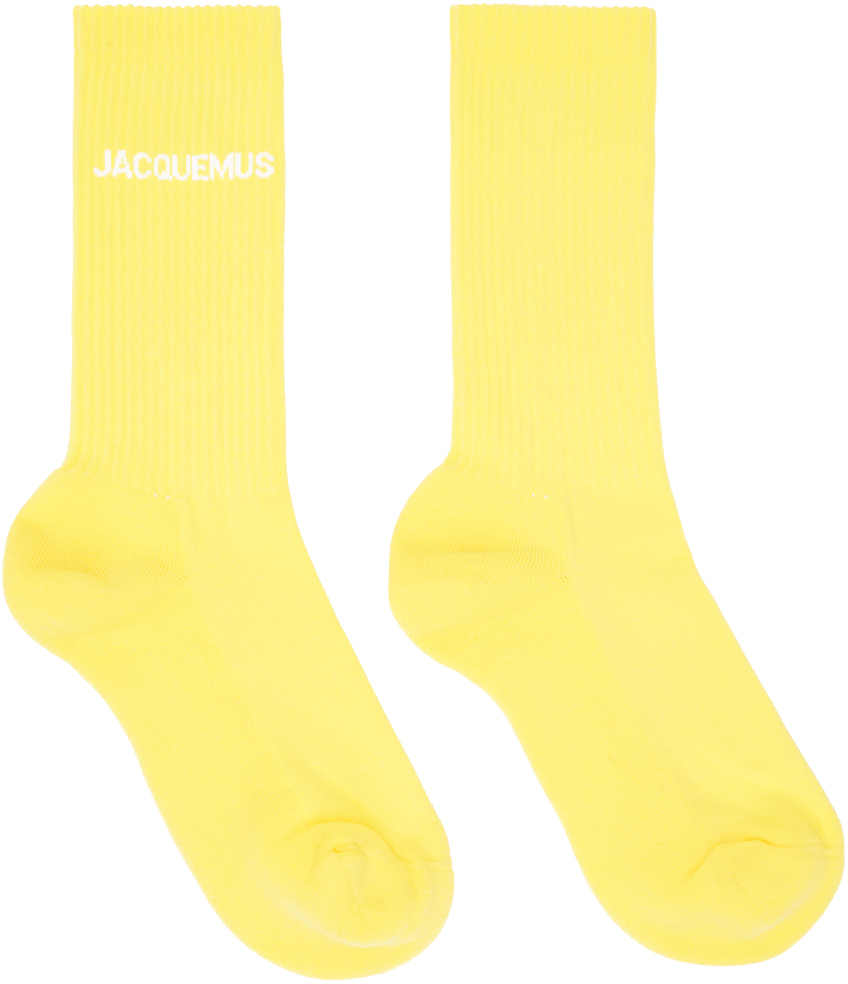 Jacquemus Yellow 'Les Chaussettes Jacquemus' Socks
