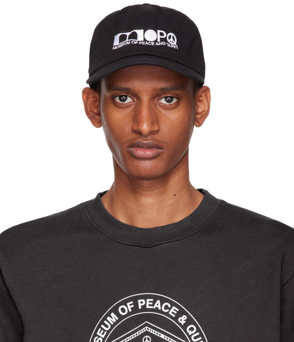 Museum of Peace & Quiet Black Logo Cap