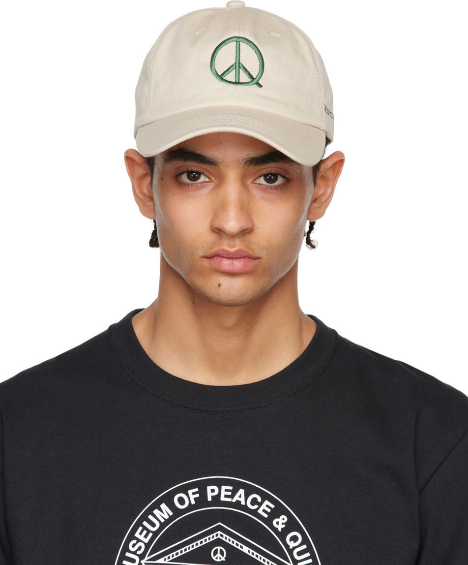 Museum of Peace & Quiet: Beige Logo Cap | SSENSE Canada