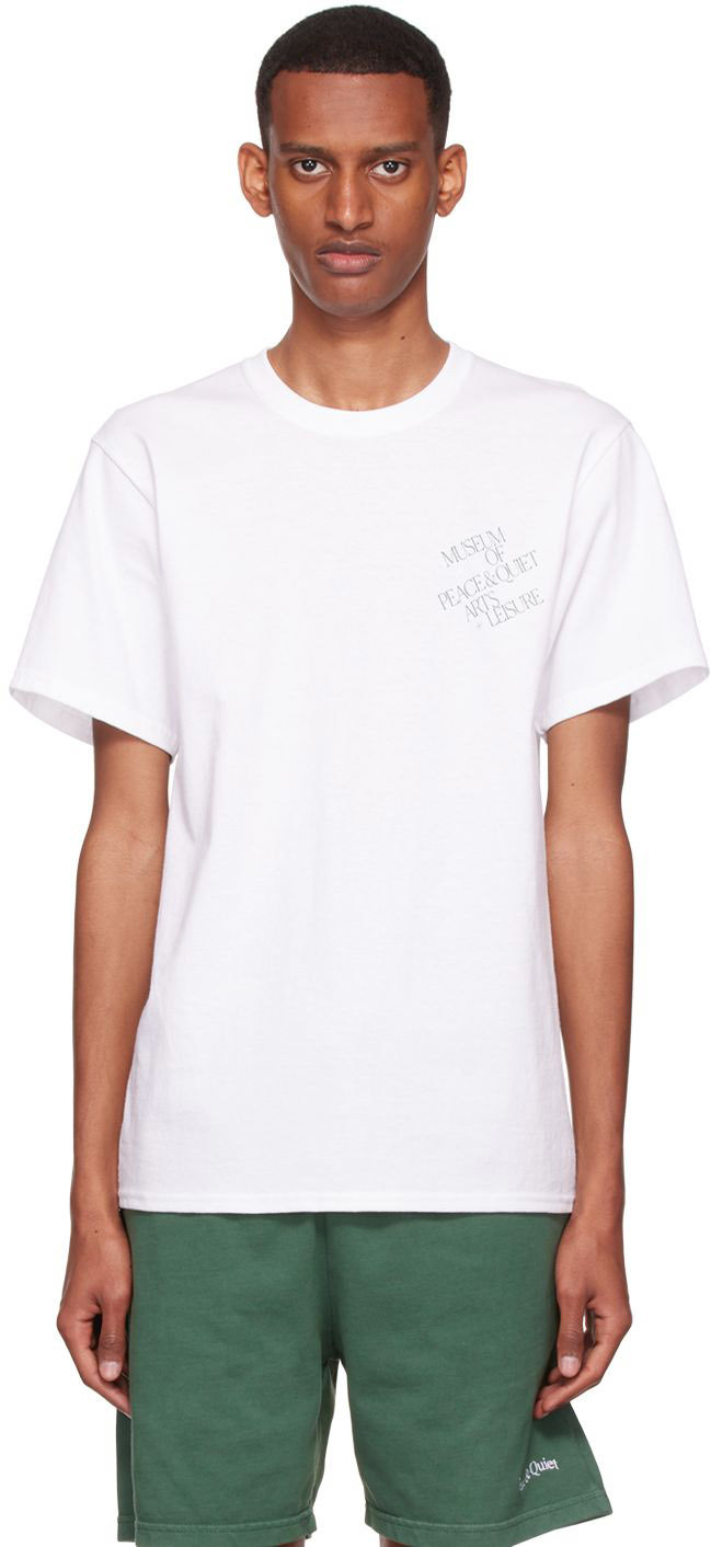 Museum of Peace & Quiet White Cotton T-Shirt