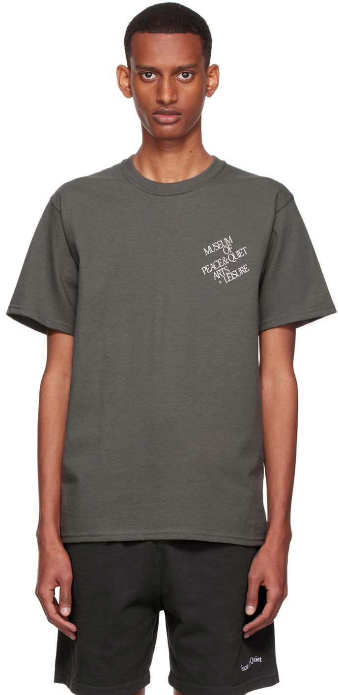 Museum of Peace & Quiet Gray Cotton T-Shirt