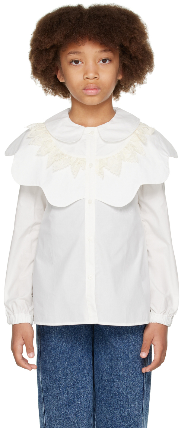 Wolf & Rita Kids White Age Of Togetherness Salomé Blouse