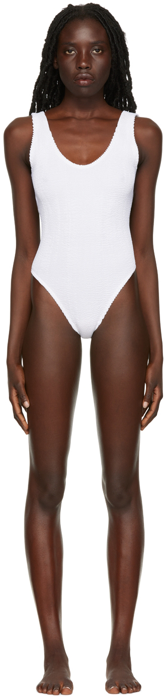 Bond-Eye White Mara Swimsuit