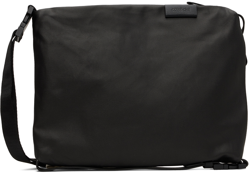 Côte&Ciel Black Inn Medium Coated Canvas Bag SSENSE Canada
