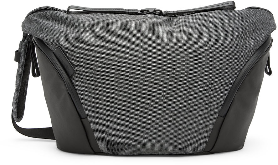 Côte & Ciel Black & Gray Oder-Spree Messenger Bag