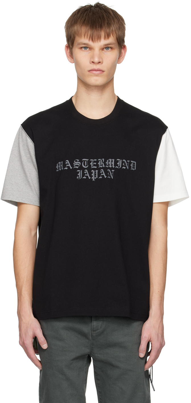 mastermind JAPAN Black Colorblock T-Shirt