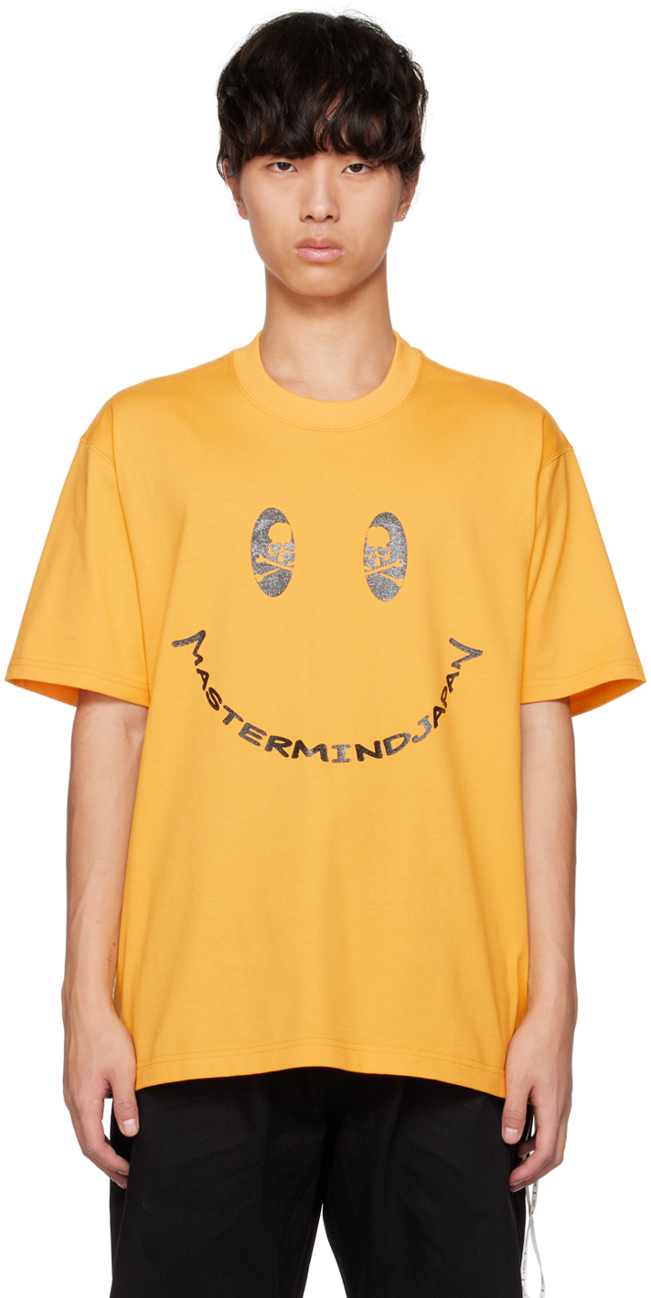 mastermind JAPAN Yellow Graphic T-Shirt