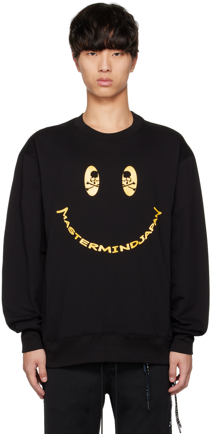 mastermind JAPAN Black Graphic Sweatshirt