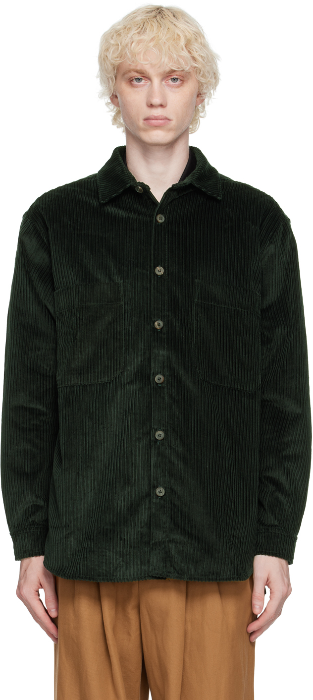 King & Tuckfield Green Patch Pocket Shirt