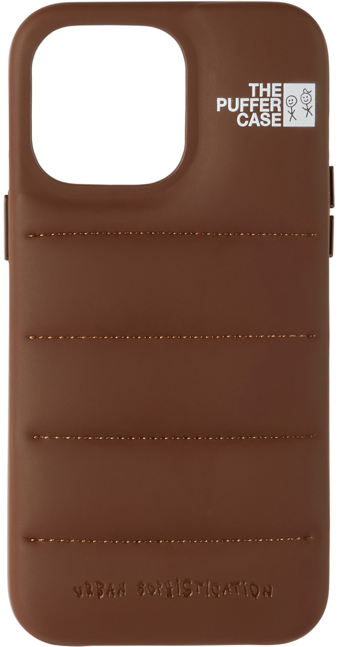 Brown 'The Puffer' iPhone 14 Pro Max Case