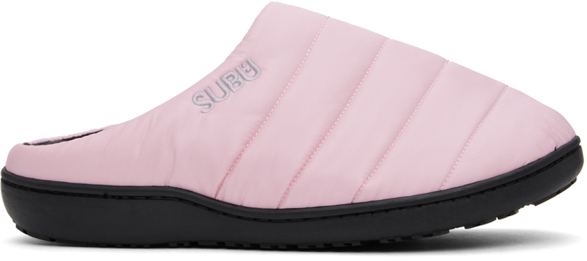Subu Pink Quilted Slippers