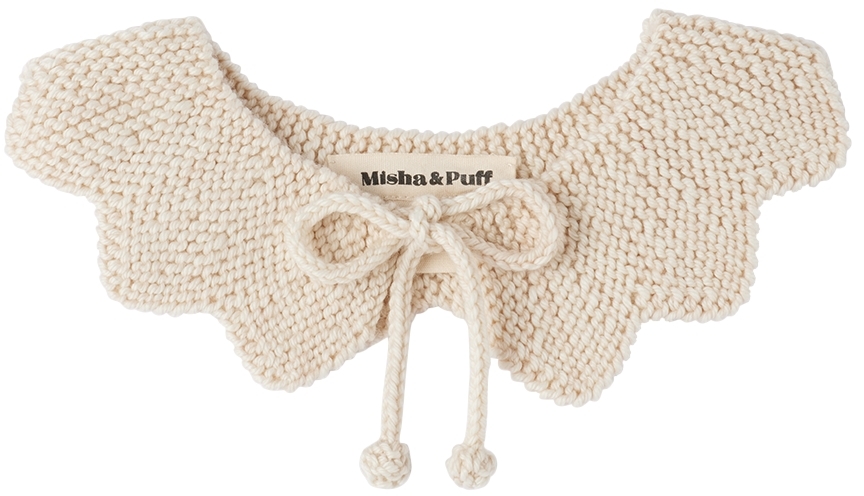 Misha & Puff Kids Off-White Flower Collar | Smart Closet