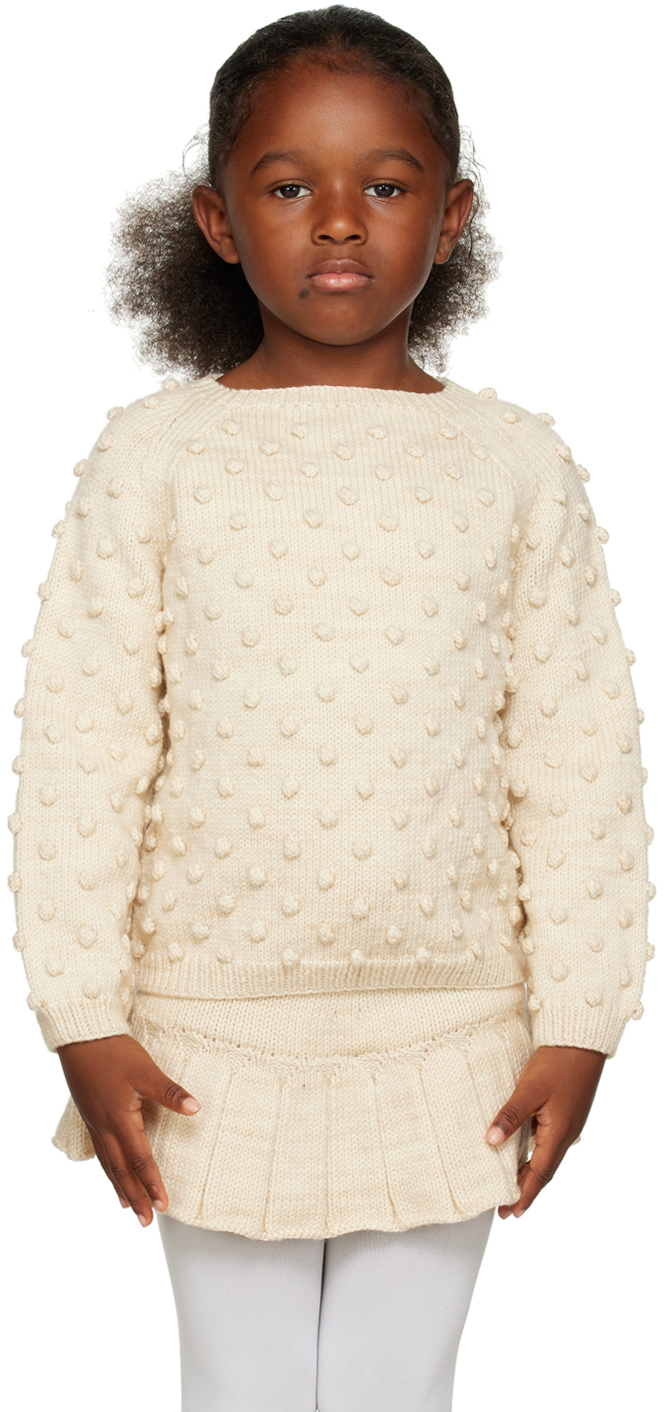 Misha&puff popcorn sweater 6-7Y Dune - ニット