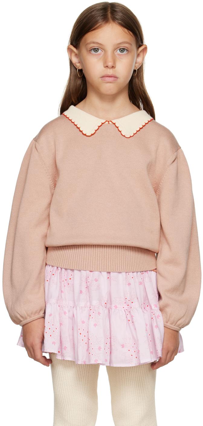 Misha & Puff Kids Pink Joanne Sweater | Smart Closet