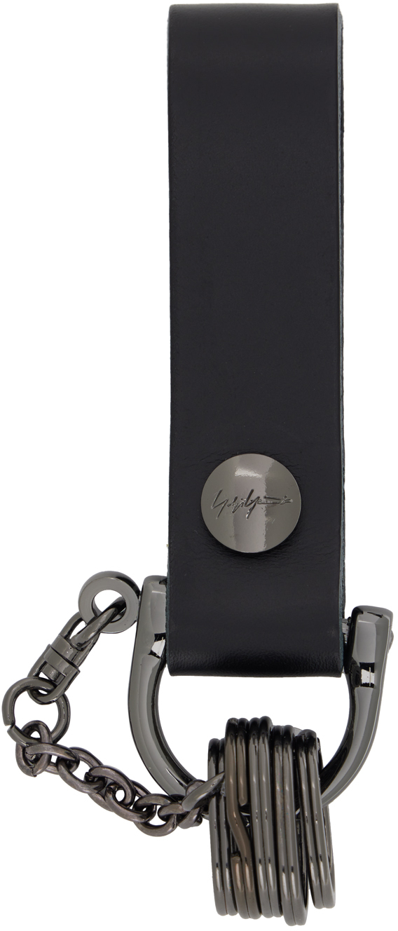 Yohji Yamamoto Black Key Ring Keychain