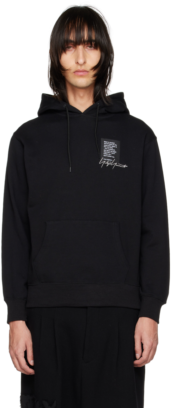 Pour Homme X New Era Logo Hoodie In Black
