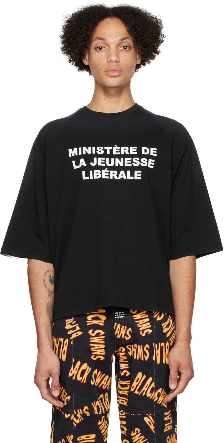 Liberal Youth Ministry Black Batwing T-Shirt