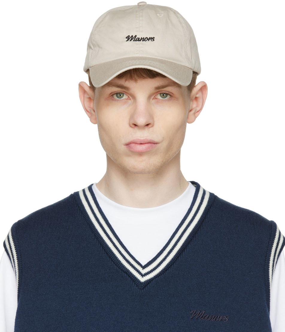 Manors Golf: Beige Dad Cap | SSENSE Canada