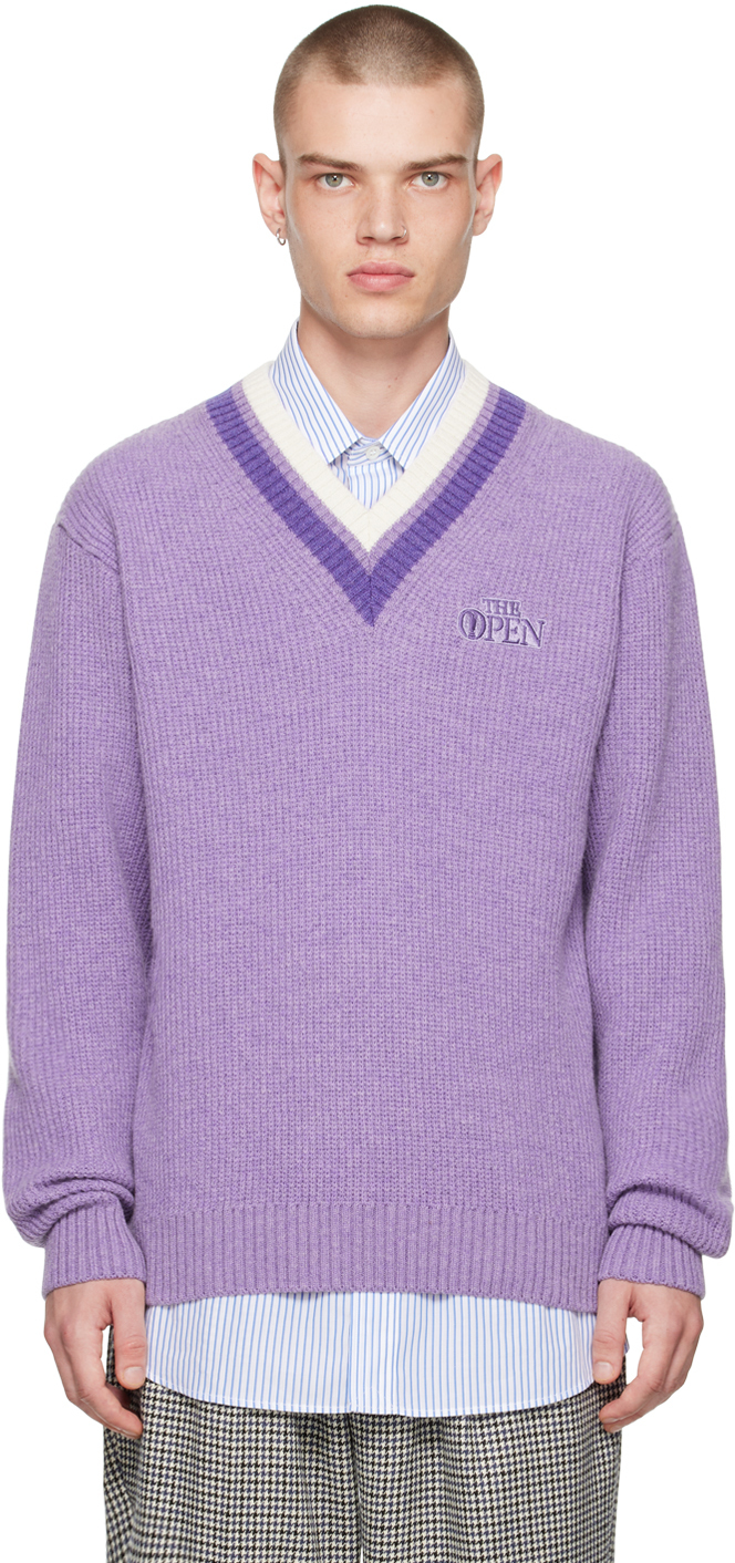 Purple 'The Open' Sweater