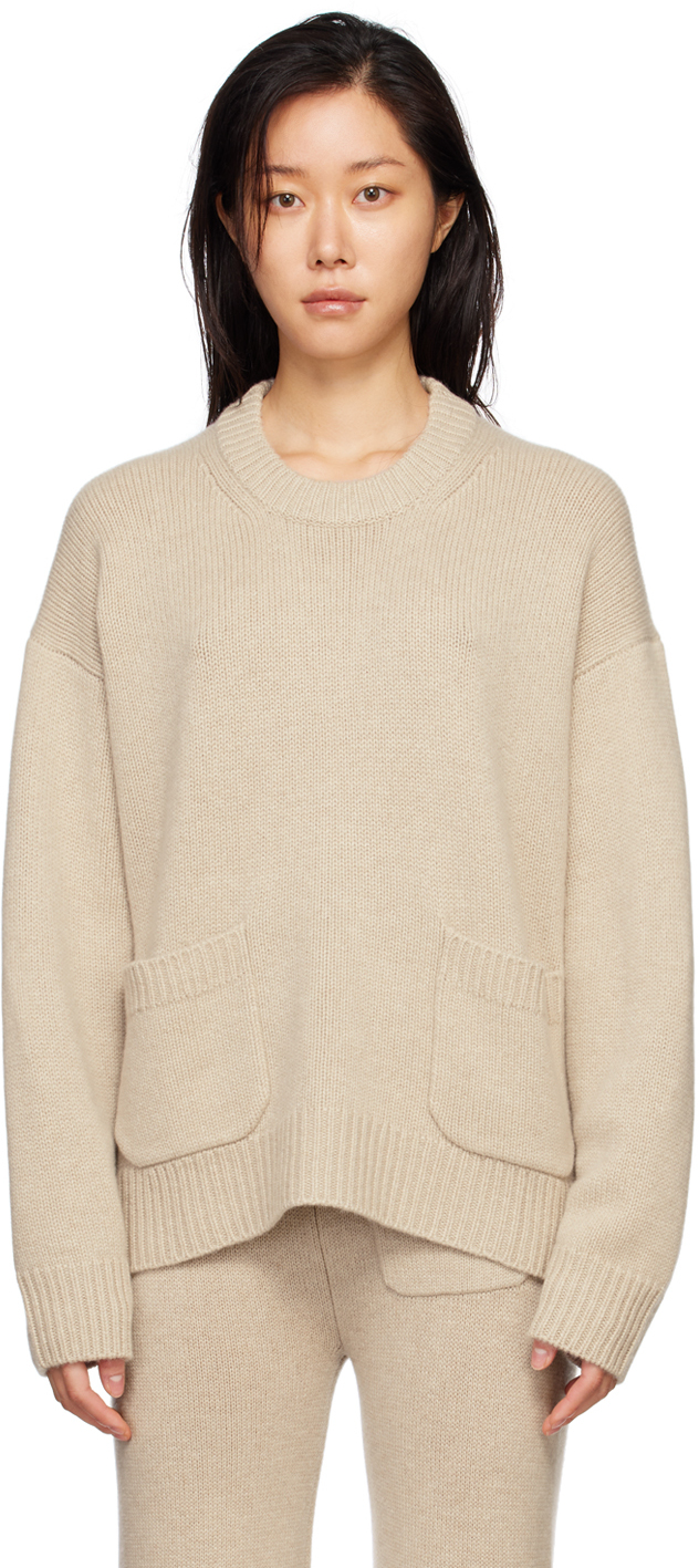 Lisa Yang: Beige Natasha Sweater | SSENSE Canada