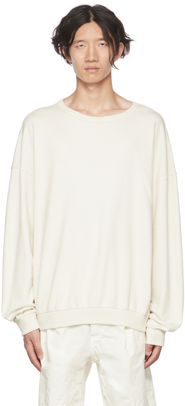 Applied Art Forms Off-white Nm1-3 Sweater In Light Ecru