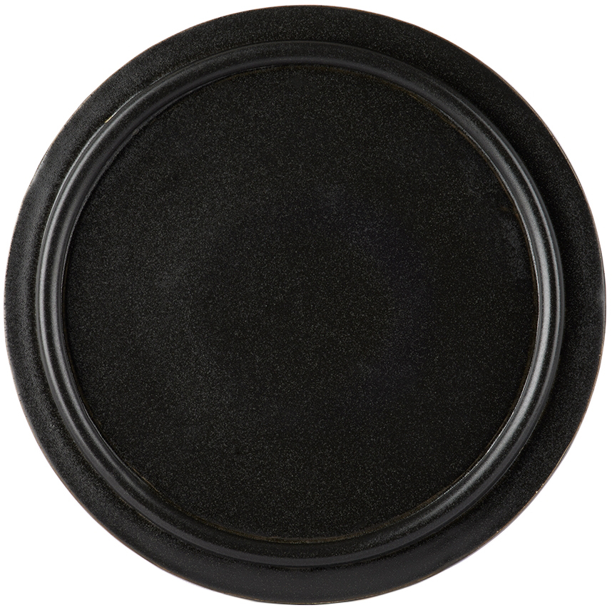 Lolly Lolly Ceramics Ssense Exclusive Black 68/100 Dinner Plate