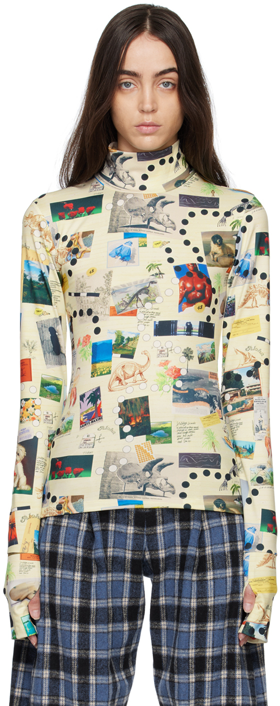 Kijun Yellow Collage Turtleneck