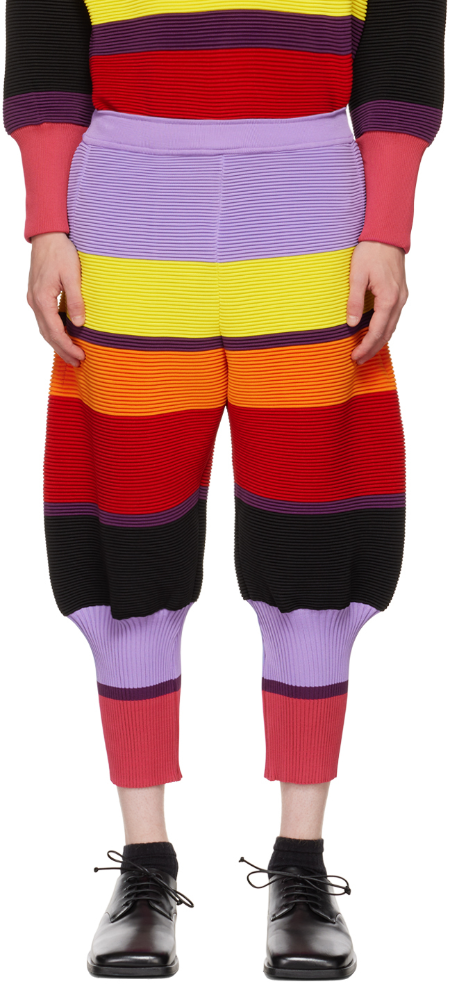 Cfcl Multicolor Stratum Lounge Pants In Lavender Multi
