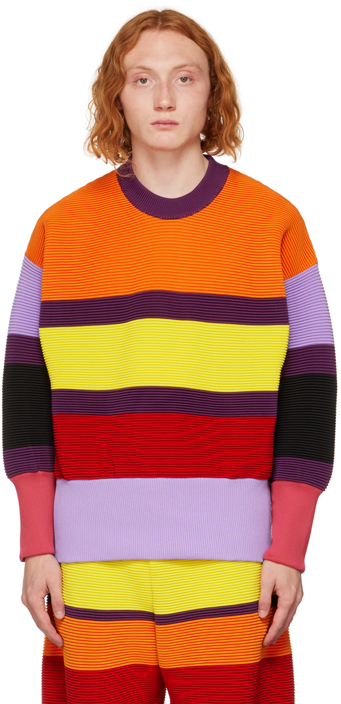 Cfcl Multicolor Stratum Sweater In Lavender Multi