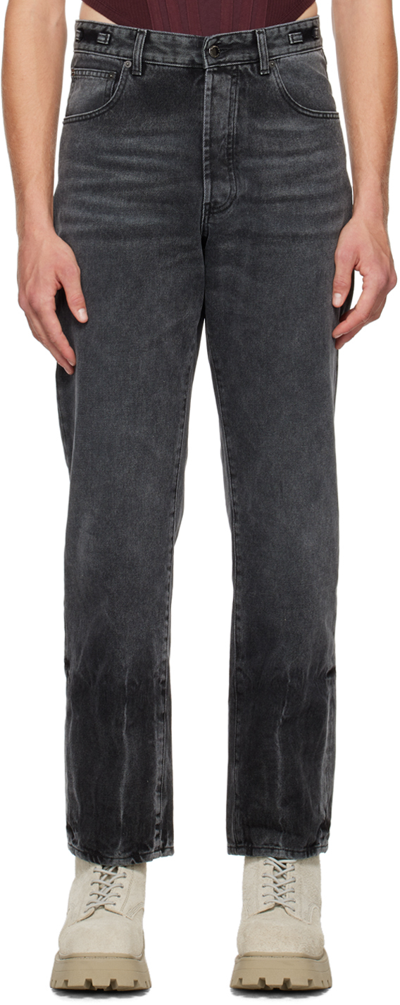 DARKPARK: Black Mark Jeans | SSENSE