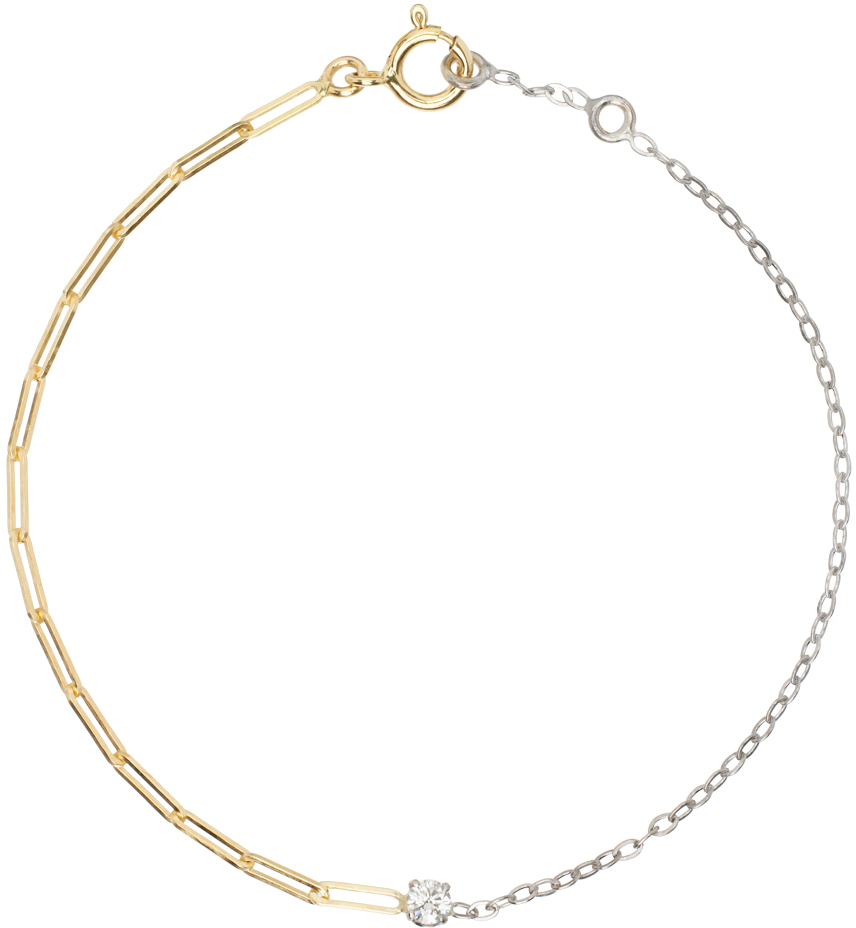 Yvonne Léon White & Yellow Gold Diamond Bracelet