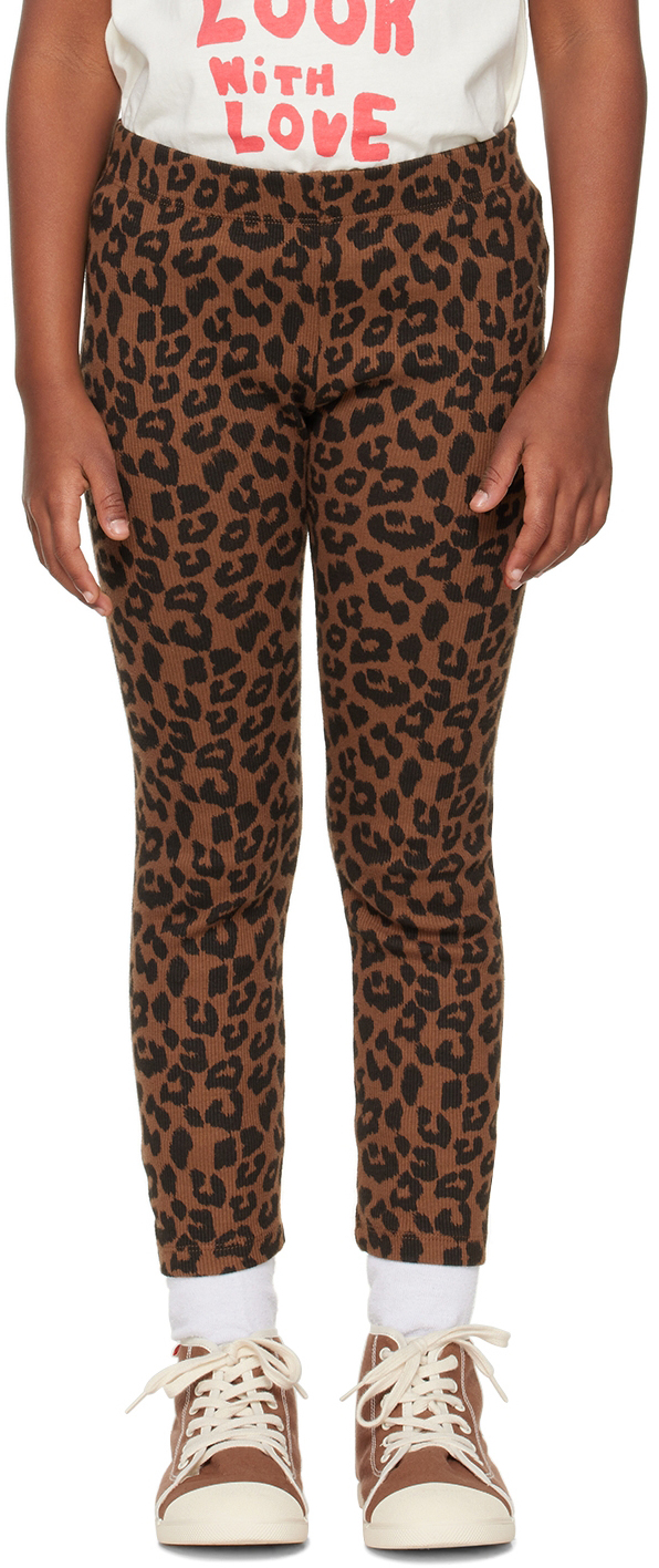 The BEST Leopard Leggings in Brown - SMALL