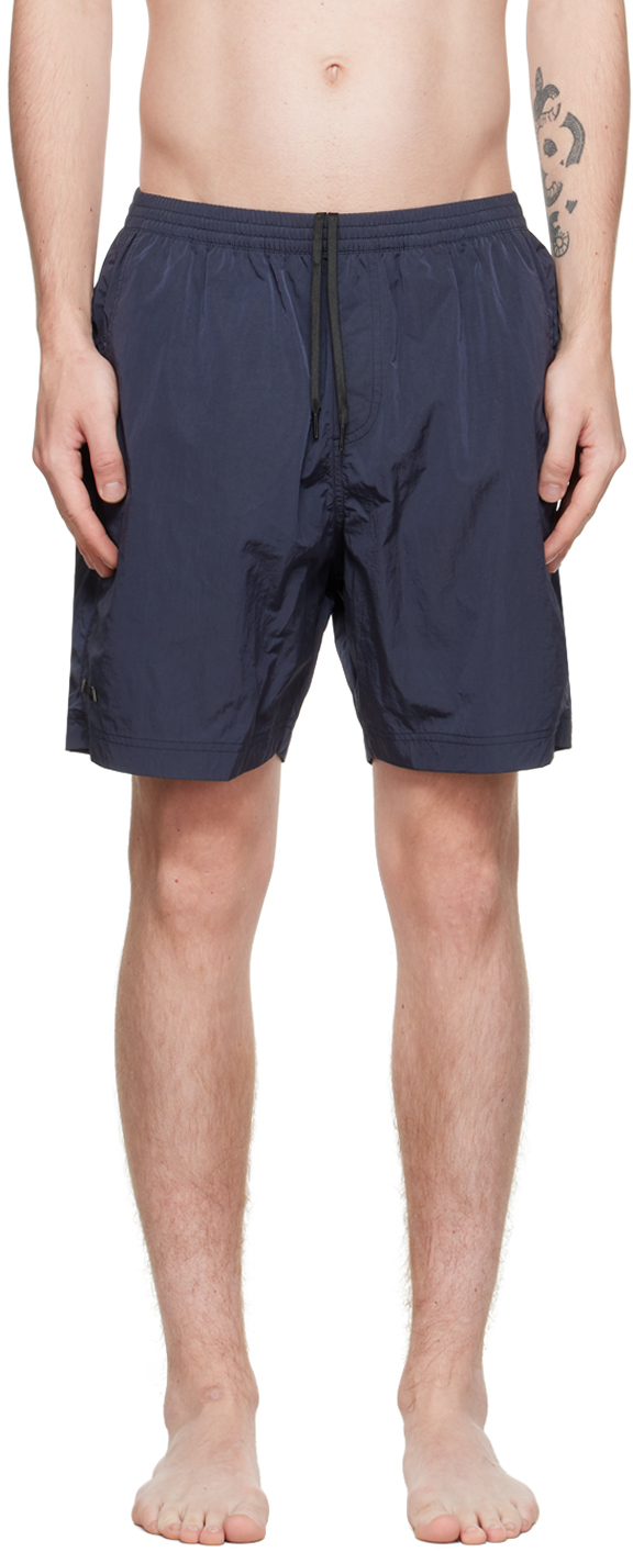 Navy Neat Steve Swim Shorts