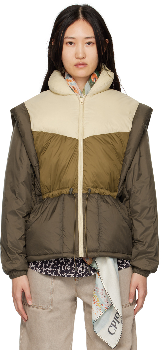 Khaki Darshazi Puffer Jacket