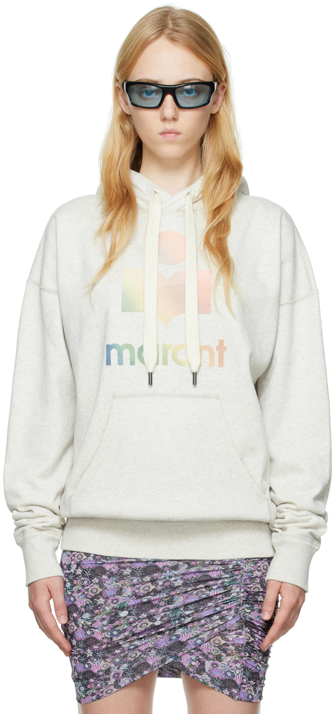 Gray Mobyli Hoodie by Isabel Marant Etoile on Sale