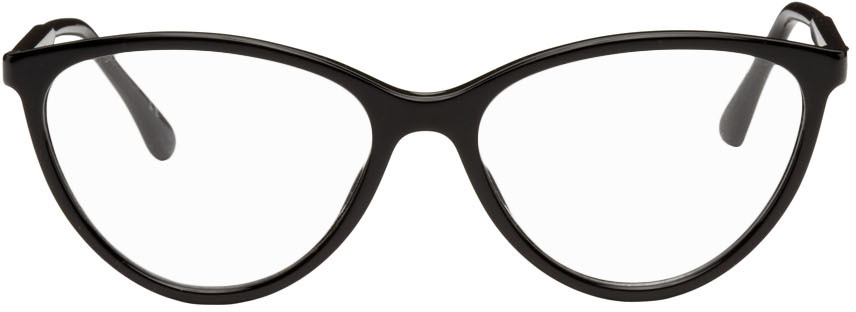 Isabel Marant Lunettes œil De Chat Noires En Acetate Ssense France