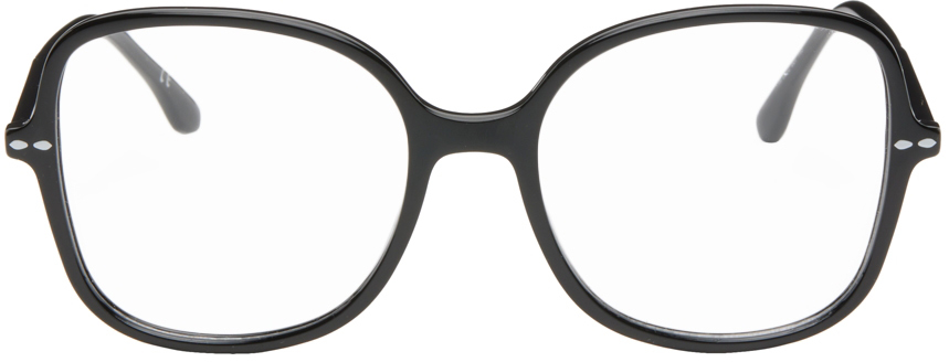 Isabel Marant Black Thin Square Glasses