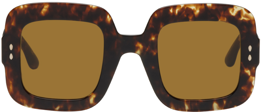 Isabel Marant Tortoiseshell Macy Squared Sunglasses
