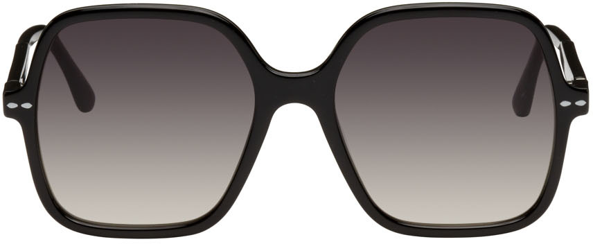 Isabel Marant Black Oversized Square Sunglasses