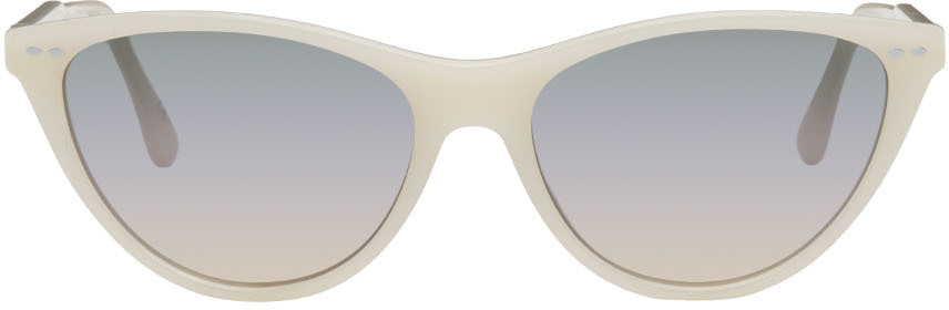 Isabel Marant Off-White Acetate Cat-Eye Sunglasses