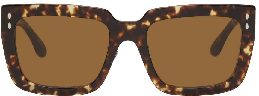 Isabel Marant Tortoiseshell Square Sunglasses